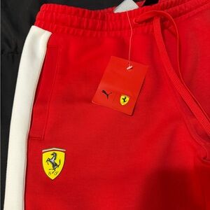 Ferrari Red Joggers